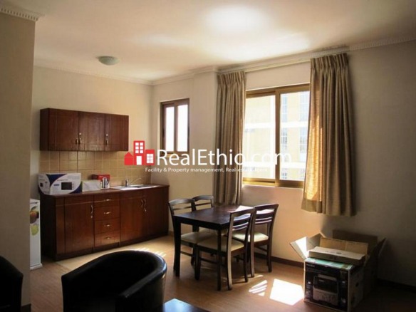 1 Bedroom fully furnished modern apartment for rent at Sarbet, Addis Ababa, Ethiopia.