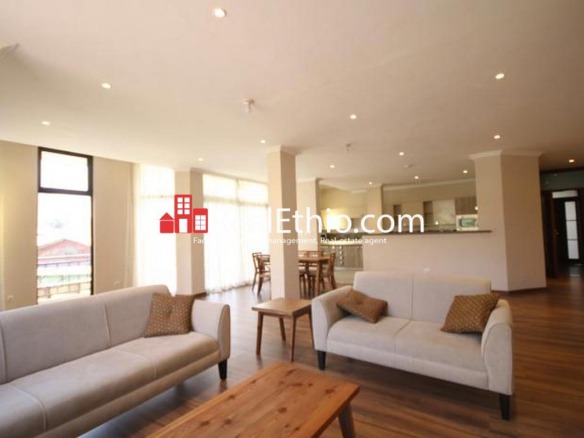 2 Bedrooms furnished apartment for rent, Piassa, Addis Ababa, Ethiopia.