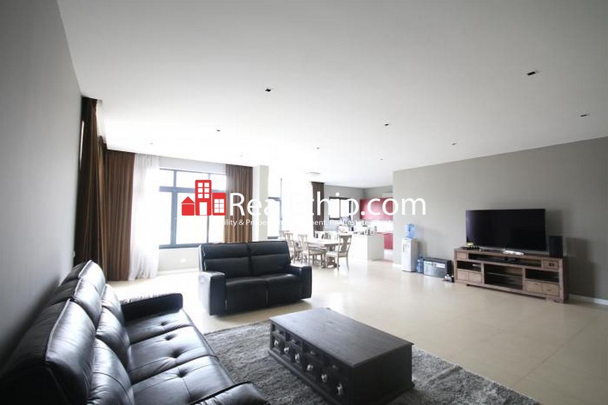 3 Bedrooms Penthouse Apartment for rent, Bole, Addis Ababa, Ethiopia.