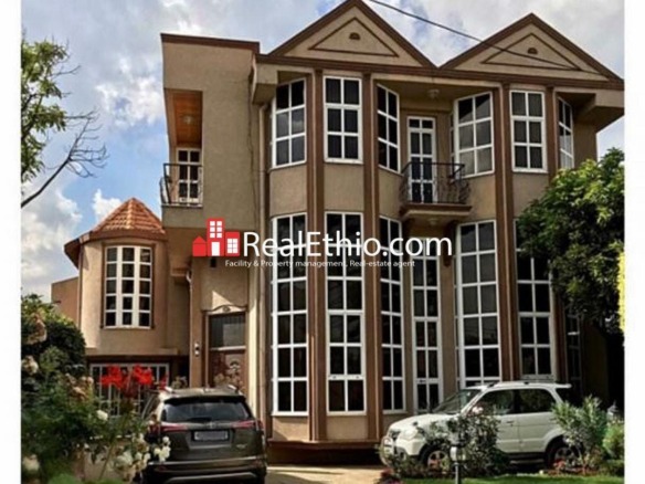 6 Bedrooms furnished house for rent, Bole Rwanda, Addis Ababa, Ethiopia.