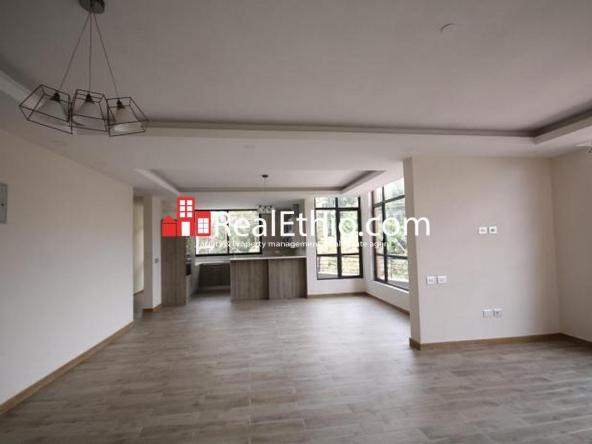 Gerji Ministroch sefer, 3 bedrooms apartment for rent, Addis Ababa.