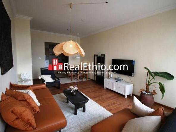 Two bedrooms fully furnished apartment for rent, Gotera Wongelawit, Addis Ababa.