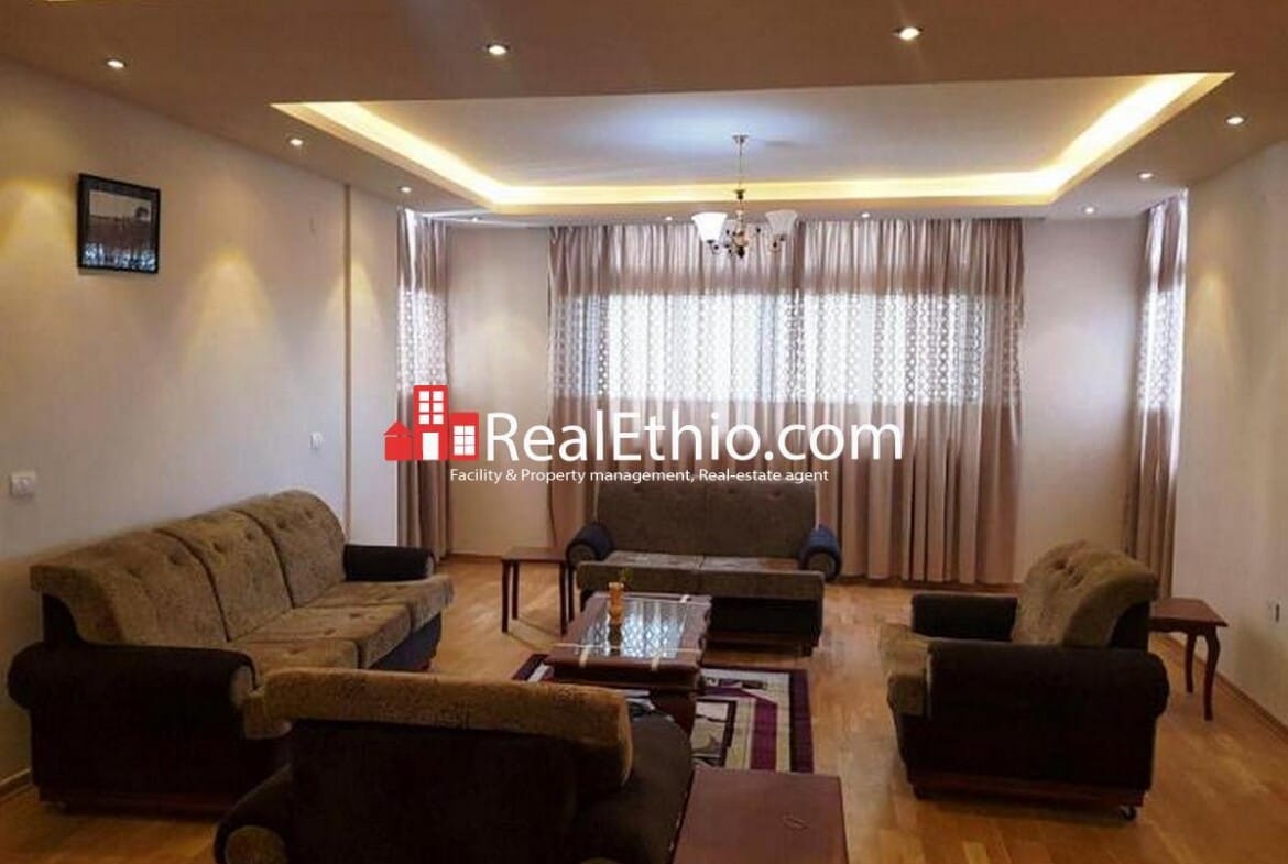 Addisu Gebeya, three bedrooms furnished apartment for rent, Addis Ababa