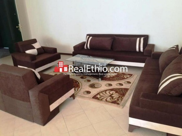 Apartment for rent, Lebu Varnero, 2 Bedrooms, furnished, Addis Ababa.