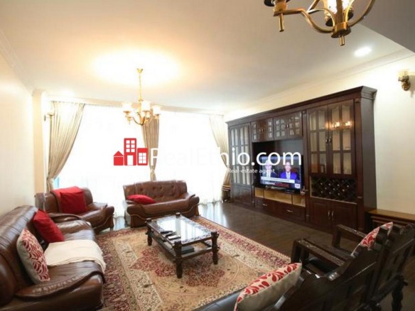 Bole, 3 Bedrooms furnished apartment for rent, Addis Ababa.