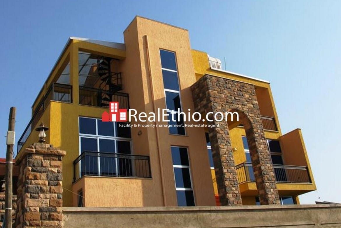 Bole Bulbula, six bedrooms ground plus two furnished house for rent, Addis Ababa, Ethiopia