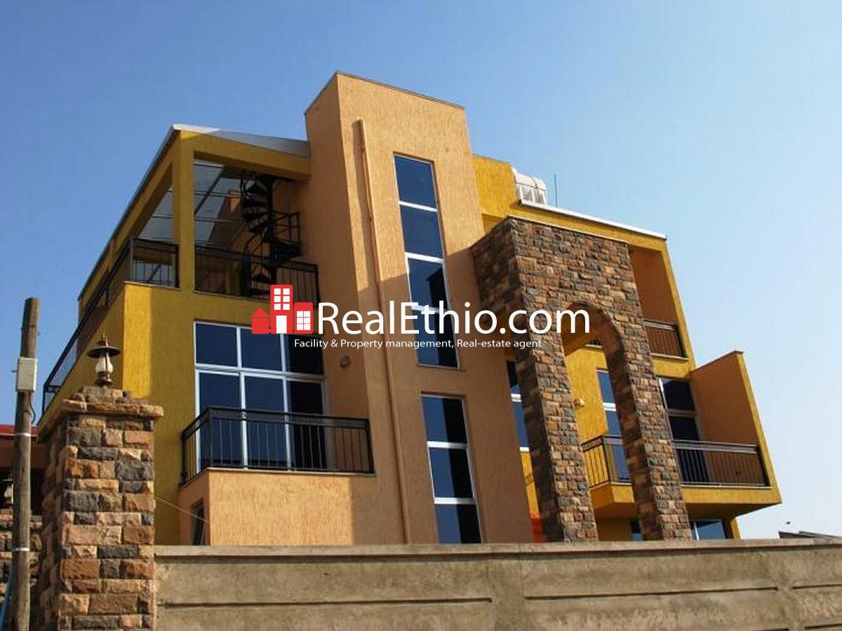 Bole Bulbula, six bedrooms ground plus two furnished house for rent, Addis Ababa, Ethiopia