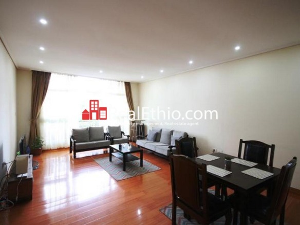 Bole, furnished 3 bedrooms apartment for rent, Addis Ababa.