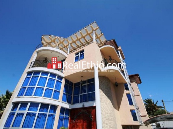 Bole, furnished 9 bedrooms house for rent, Addis Ababa.