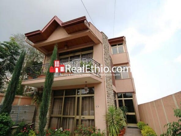 Bole Olompia, 4 bed rooms furnished house for rent, Addis Ababa.