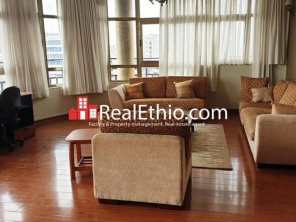 Bole Wolo Sefer, Two bedrooms furnished apartment for rent, Addis Ababa, Ethiopia.