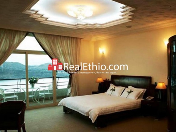 Building for sale – Functional 18 bed room hotel on 2,400 meter plot of land for sale at Debrezeit (Bishoftu), Ethiopia.