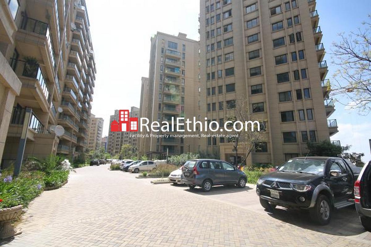 CMC Tsehay Real Estate, 3 bedroom furnished apartment rent, Addis Ababa.
