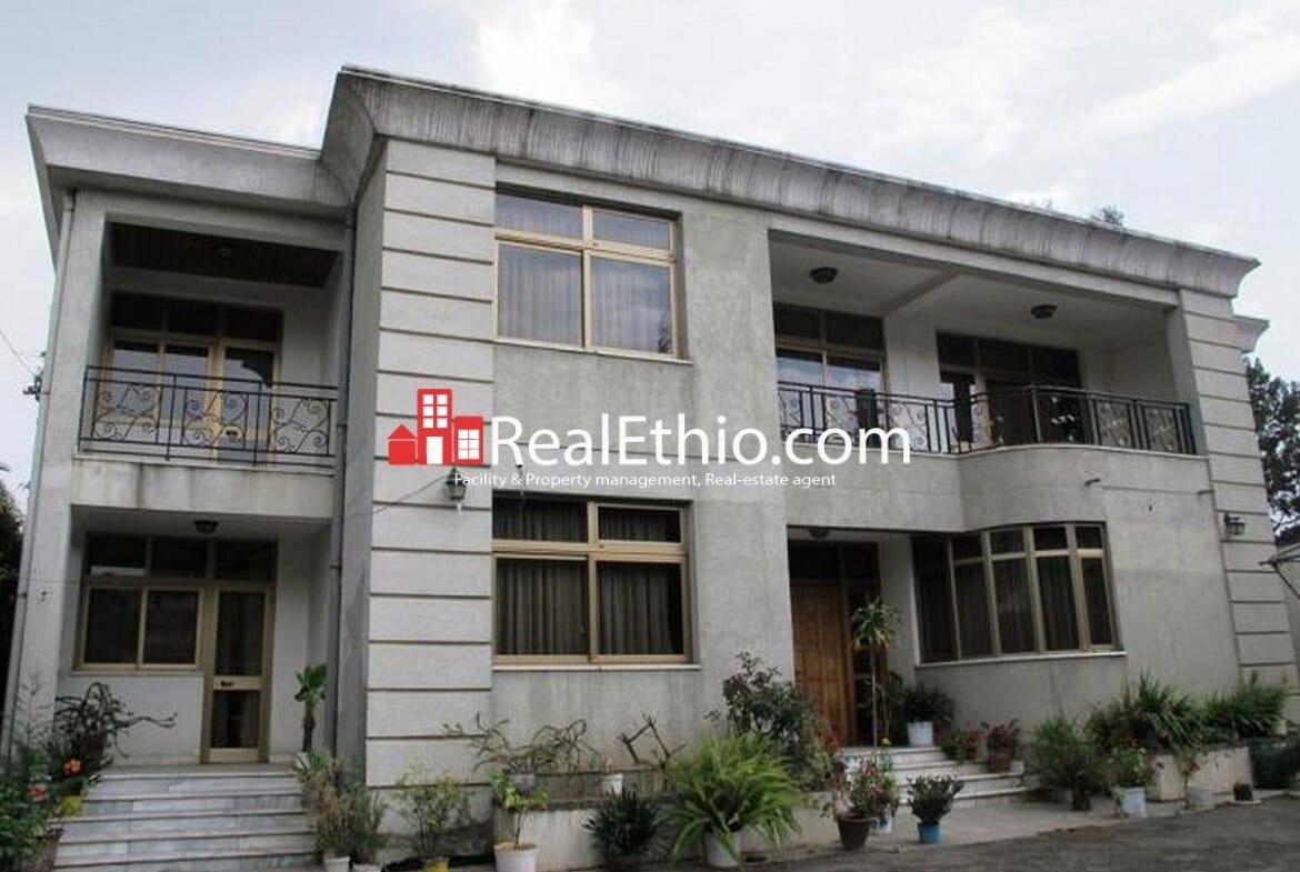 Five bed room ground plus one house for rent at Hayahulet, Addis Ababa, Ethiopia.