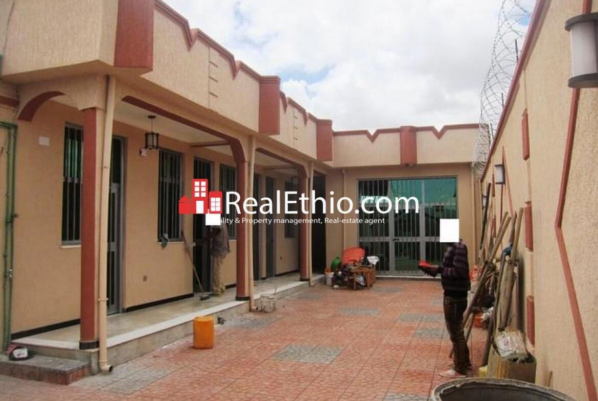 Five bed room L shaped house on 200 meter square plot of land for sale at Betel, Addis Ababa