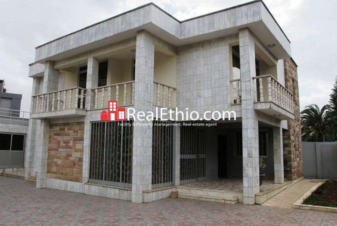 Four bed room ground plus one house for rent at Bole, Addis Ababa, Ehtiopia.