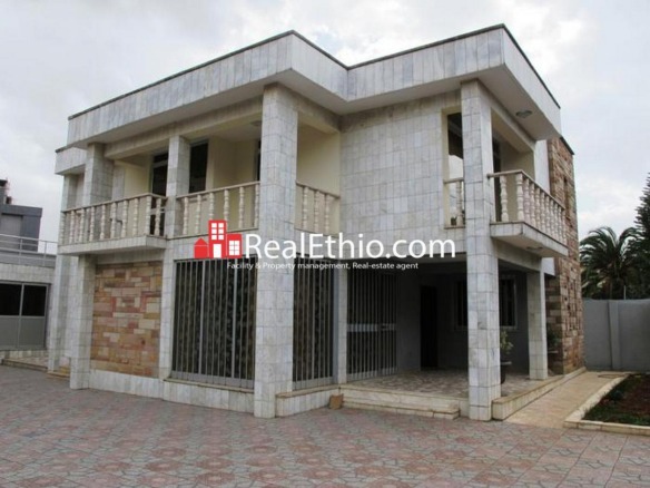Four bed room ground plus one house for rent at Bole, Addis Ababa, Ehtiopia.