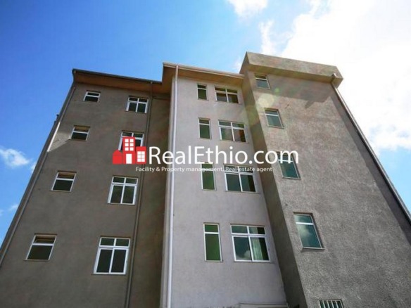 G + 4 apartment or office building for rent on 460 meter square, located on the main road at Kebena, Addis Ababa