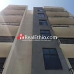 Gerji, G+5 Apartment building for rent, Addis Ababa. The building is located in a residential area. On ground floor it has parking space for 10 cars a