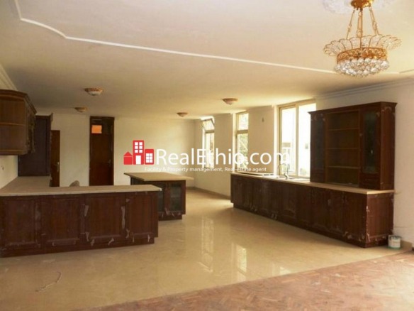 Ground plus one four bed room house for rent at Aware, Addis Ababa, Ethiopia.