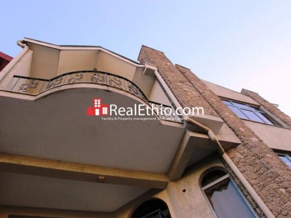 Gurdshola, 6 bedrooms ground plus two semi-furnished house for rent, Addis Ababa, Ethiopia.