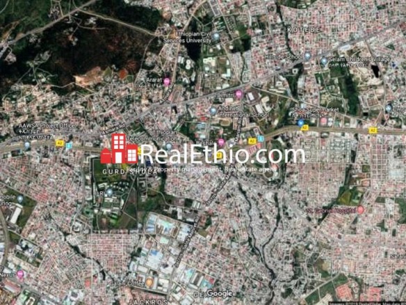 Gurdshola, building for sale on main road, Addis Ababa.