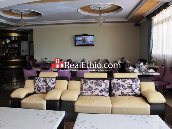 Hotel Building for rent, Lancha, 32 bed rooms, fully furnished and functional, Addis Ababa.