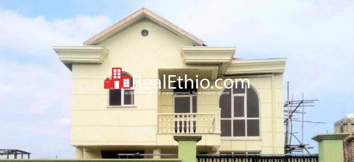 House for rent – Debrezeit Bishoftu, Ground plus one four bed rooms house for rent, Oromia, Ethiopia.