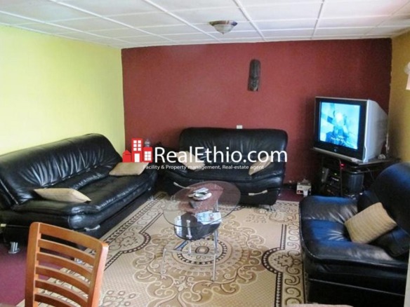 House for rent, Gotera, 1 bed room, furnished, Addis Ababa.