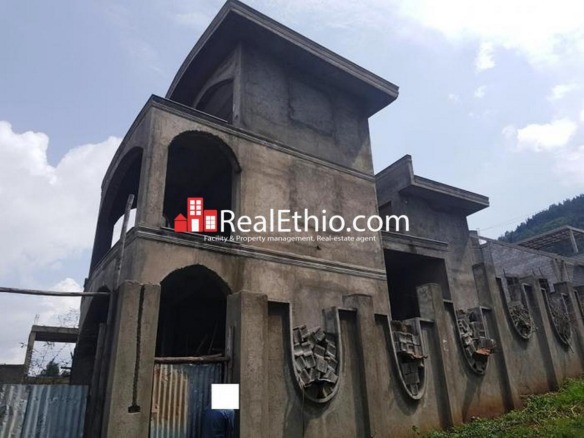 House for sale – Welete, oromia, Ethiopia, Six bed room ground plus three house on 1000 meter square plot of land for sale