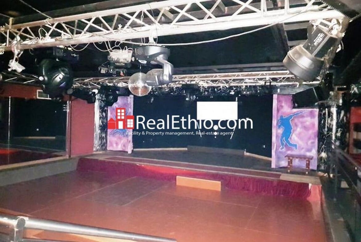 kazanchis, furnished nightclub space for rent, Addis Ababa Ethiopia.