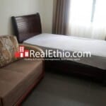 Kazanchis near ECA, furnished Studio Apartment for rent, Addis Ababa, Ethiopia.