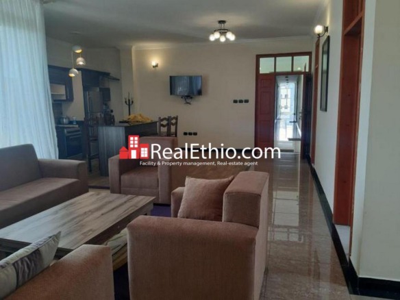 Kebena, three bedrooms furnished apartment for rent, Addis Ababa