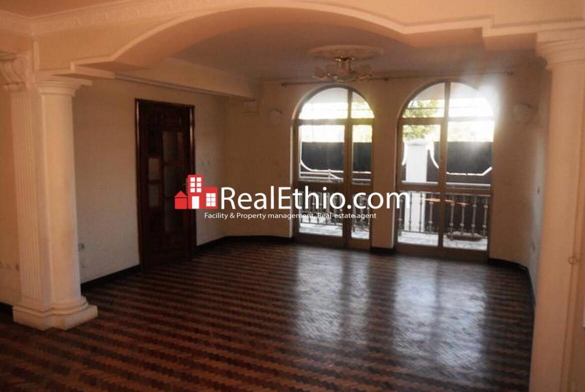 Lemhotel, 3 bedrooms ground plus one house for rent, Addis Ababa.