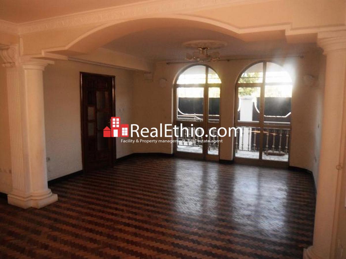 Lemhotel, 3 bedrooms ground plus one house for rent, Addis Ababa.