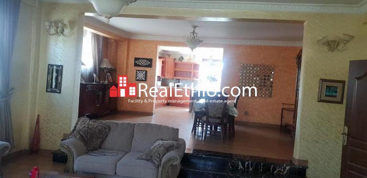 Lemhotel, B+G+1, 414 meter square house for sale, Addis Ababa.