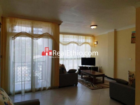 Mekanisa, around Kore, three bedrooms fully furnished apartment for rent, Addis Ababa
