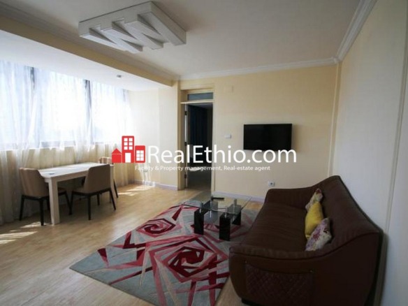 Meskel Flower, 1 Bedroom furnished and serviced apartment for rent, Addis Ababa, Ethiopia.