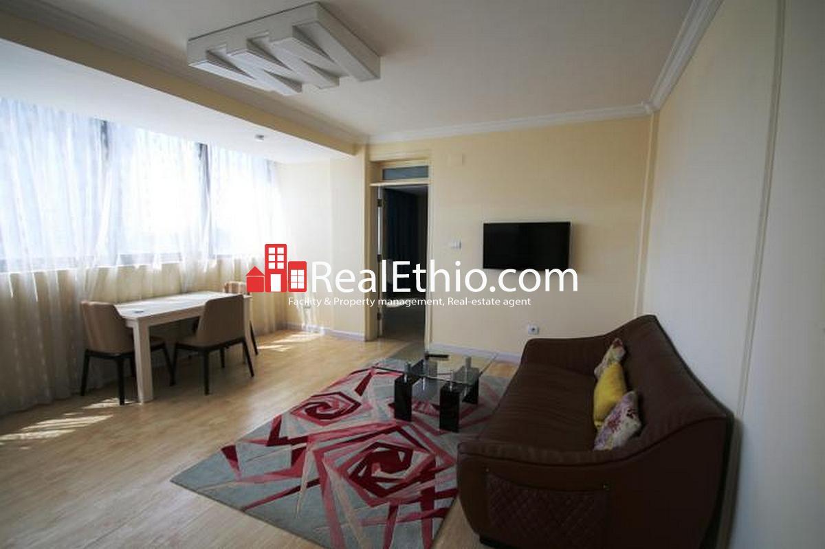 Meskel Flower, 1 Bedroom furnished and serviced apartment for rent, Addis Ababa, Ethiopia.