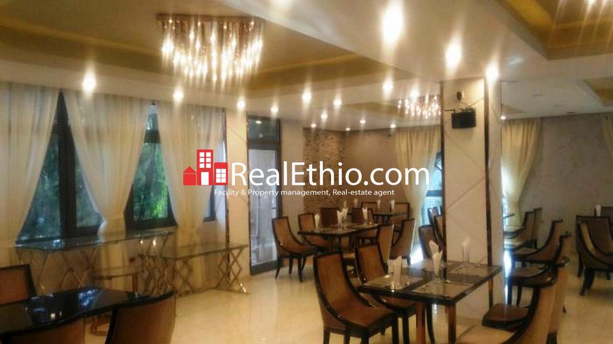 Meskel Flower, 32 rooms, hotel building for rent, Addis Ababa.