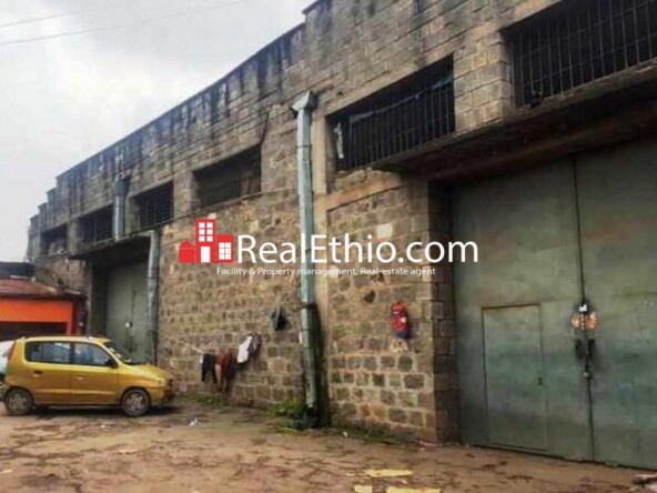 Teklehaymanot, Warehouse for sale on 1,380 meter square plot of land, Addis Ababa