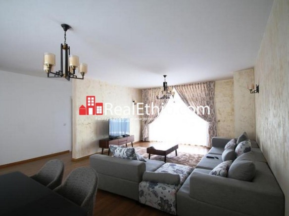Three bedrooms, furnished apartment for rent, Bole, Addis Ababa