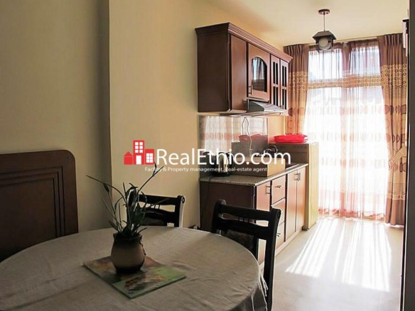 Urael, Furnished one bed room apartment for rent, Addis Ababa, Ethiopia.
