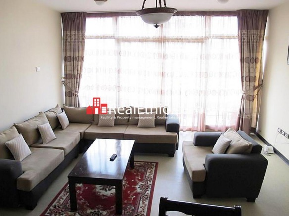 Urael, Furnished two bedroom apartment for rent, Addis Ababa, Ethiopia.