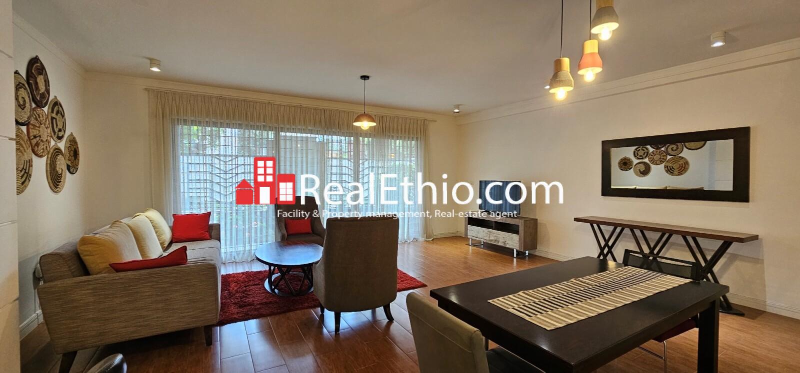 1 Bedroom furnished apartment for rent, Bole Japan, Addis Ababa, Ethiopia.