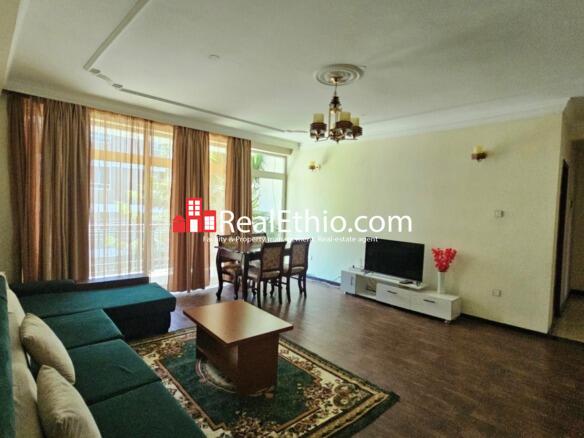 2BR furnished apartment for rent, Gurdshola, Addis Ababa, Ethiopia.