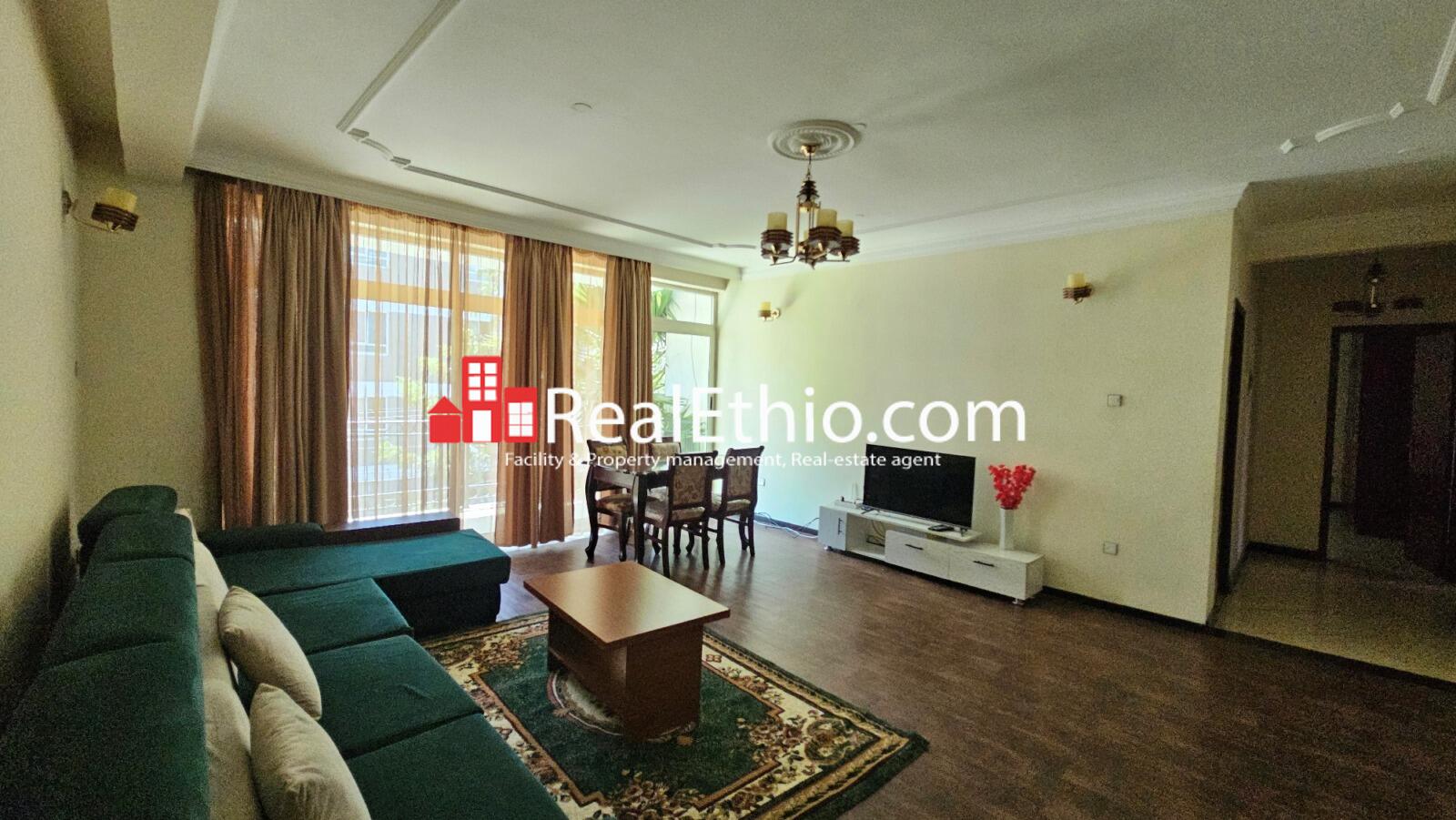 2BR furnished apartment for rent, Gurdshola, Addis Ababa, Ethiopia.