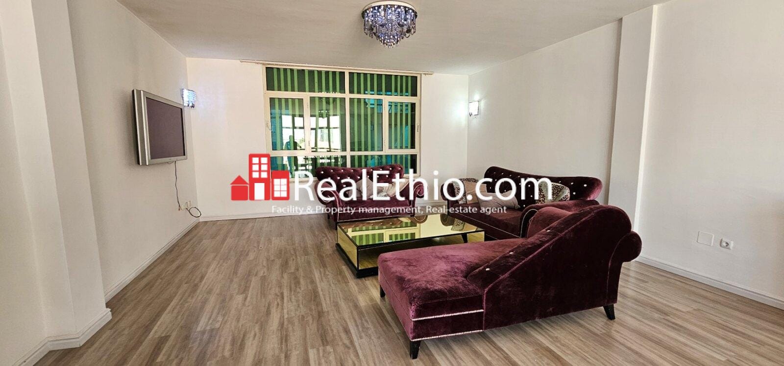 3 Bedrooms furnished apartment flat for rent at Bole, Addis Ababa, Ethiopia.