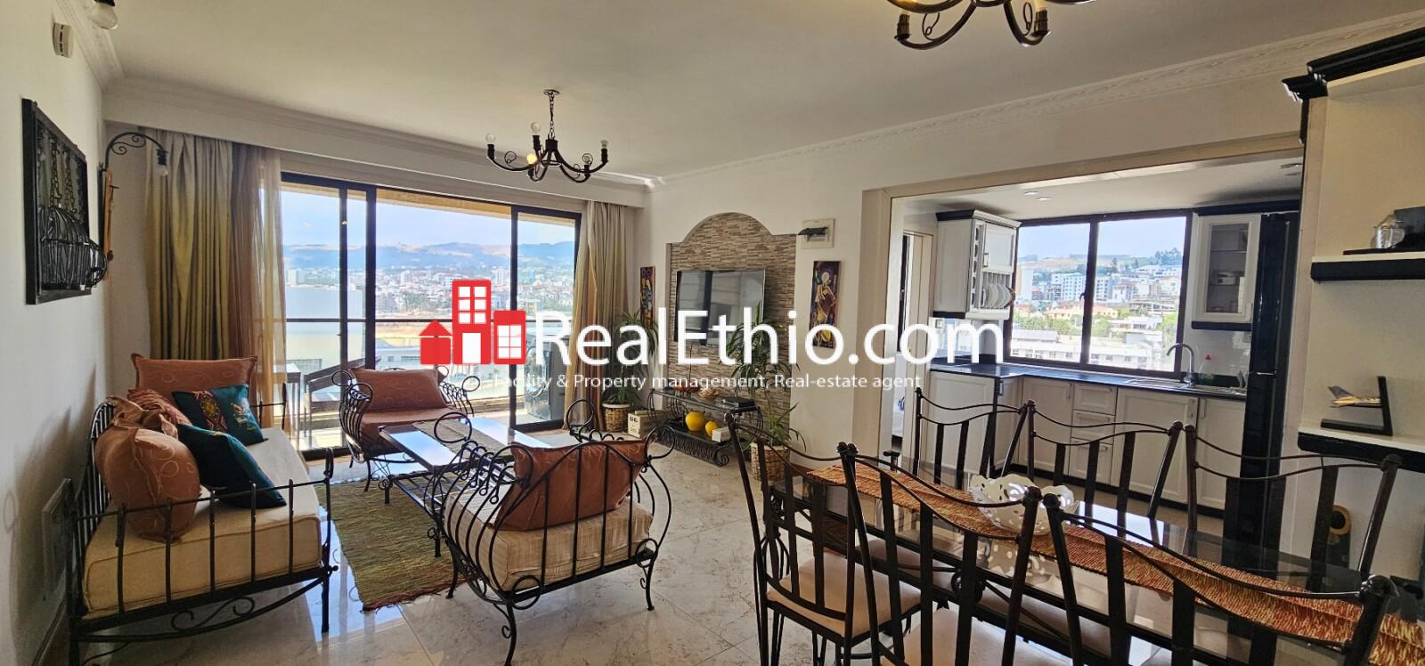 3BR Fully Furnished apartment for rent, CMC Tsehay, Addis Ababa.
