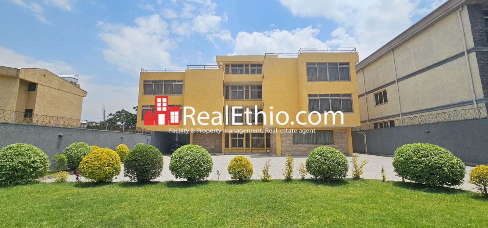 8 Bedrooms ground plus 3 house for rent, Bisrate Gebriel, Addis Ababa, Ethiopia.